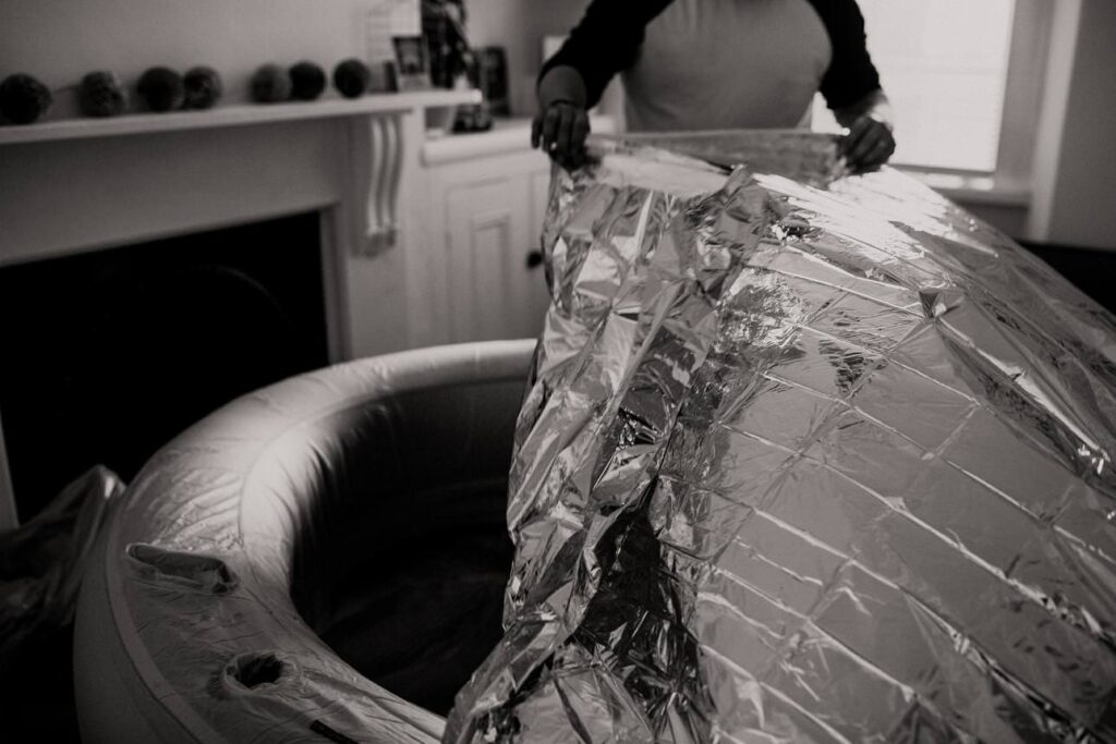 preparing for a home water birth