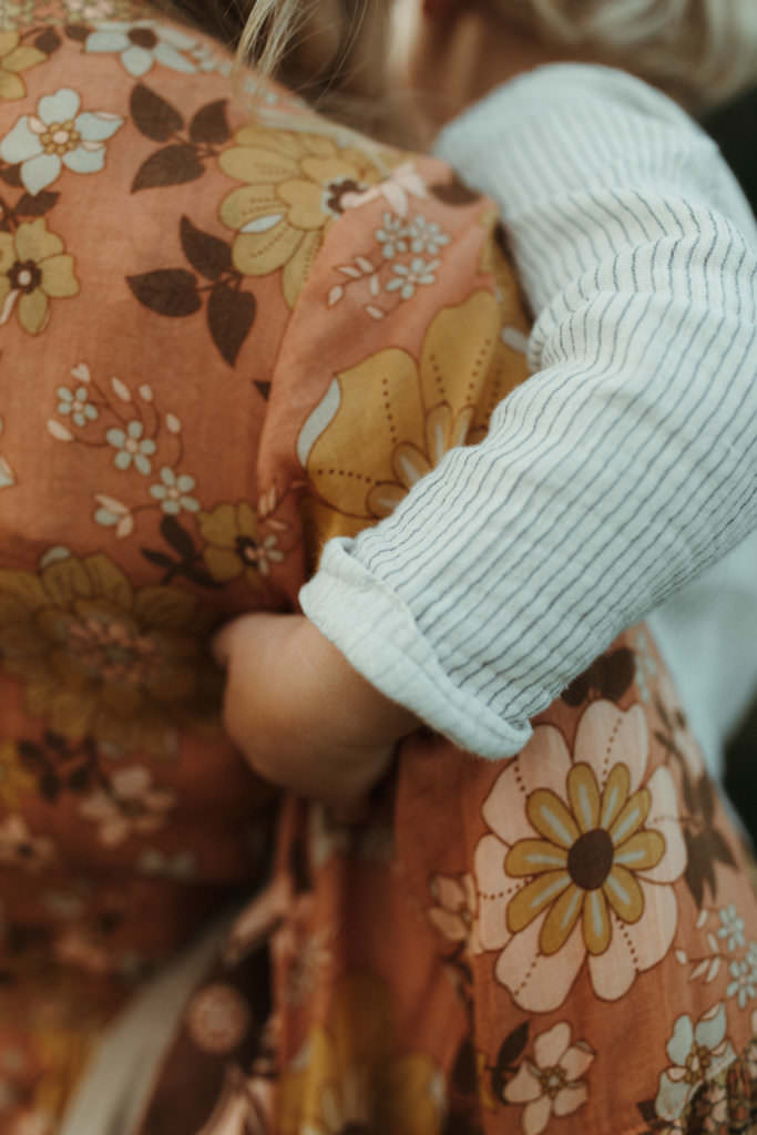 family photographer devon shoot little hand holding on to mums arm